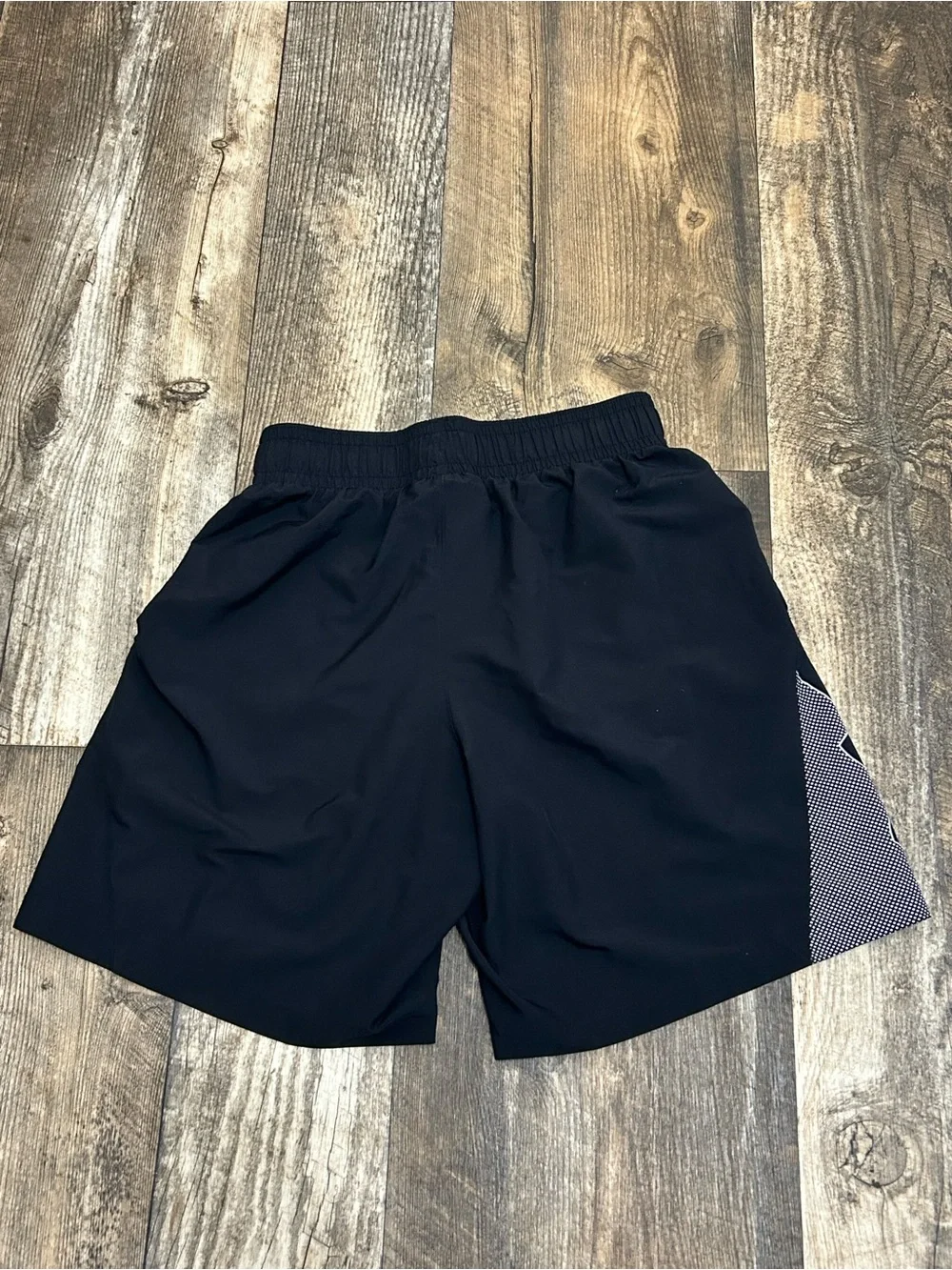 Under Armour black Athletic Logo-Accent Shorts MD